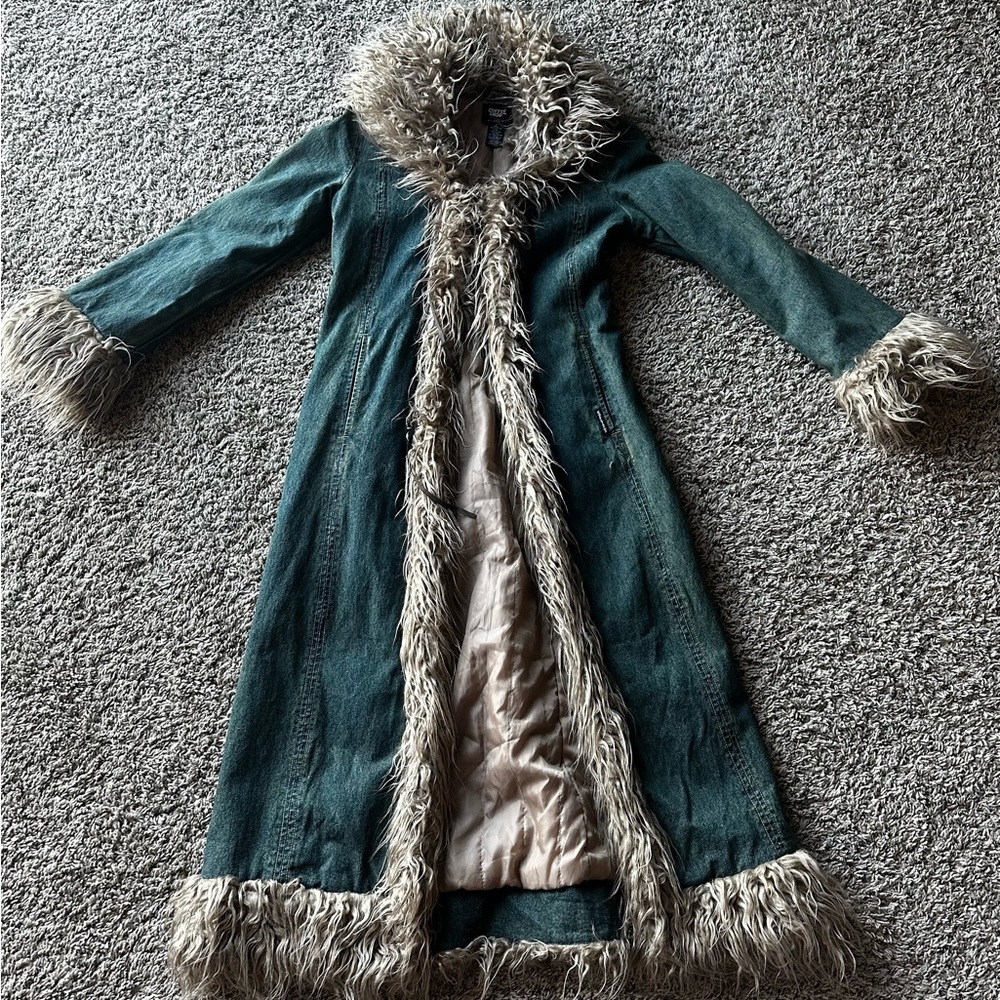 Penny lane long denim jacket